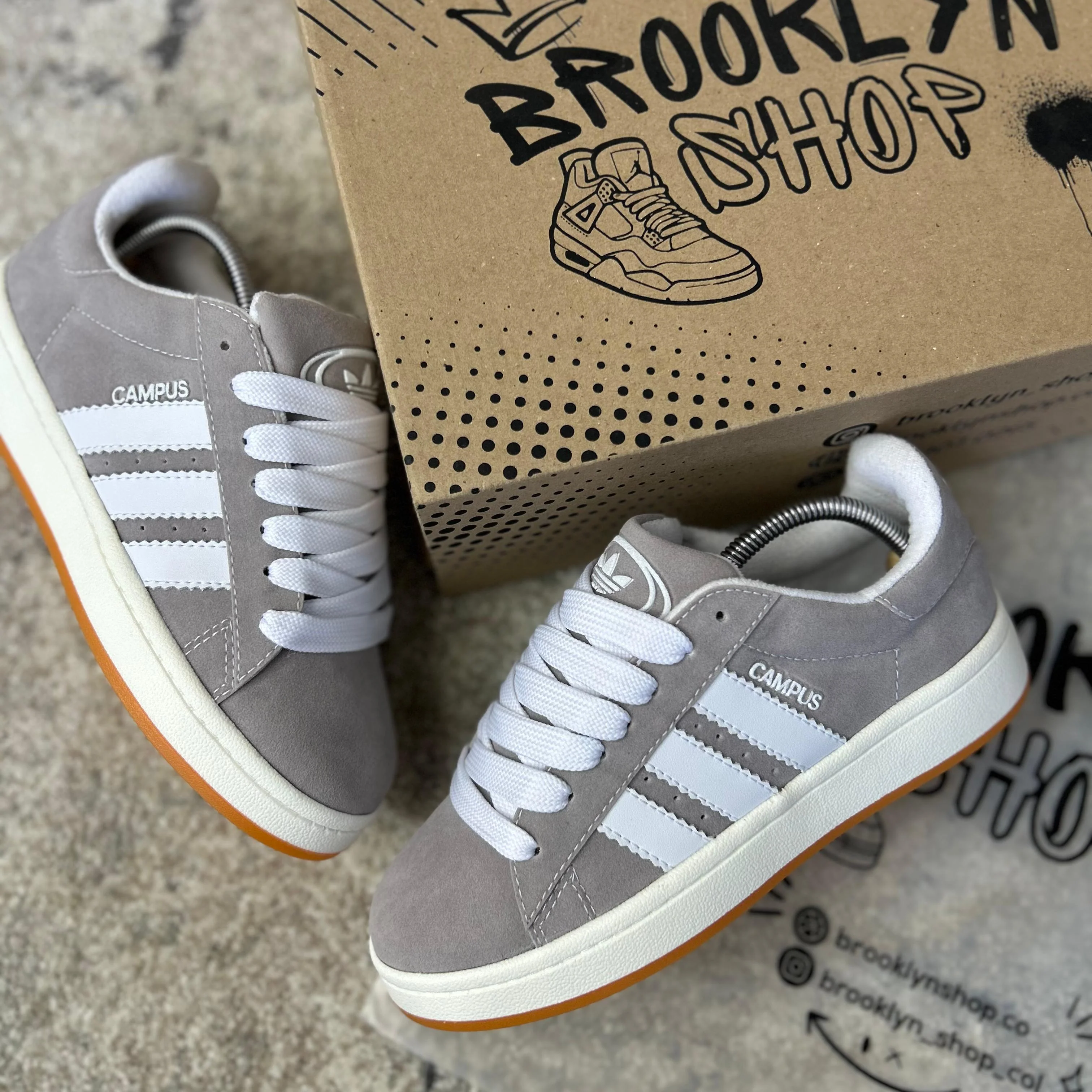 ADIDAS CAMPUS - GRIS - Image 3