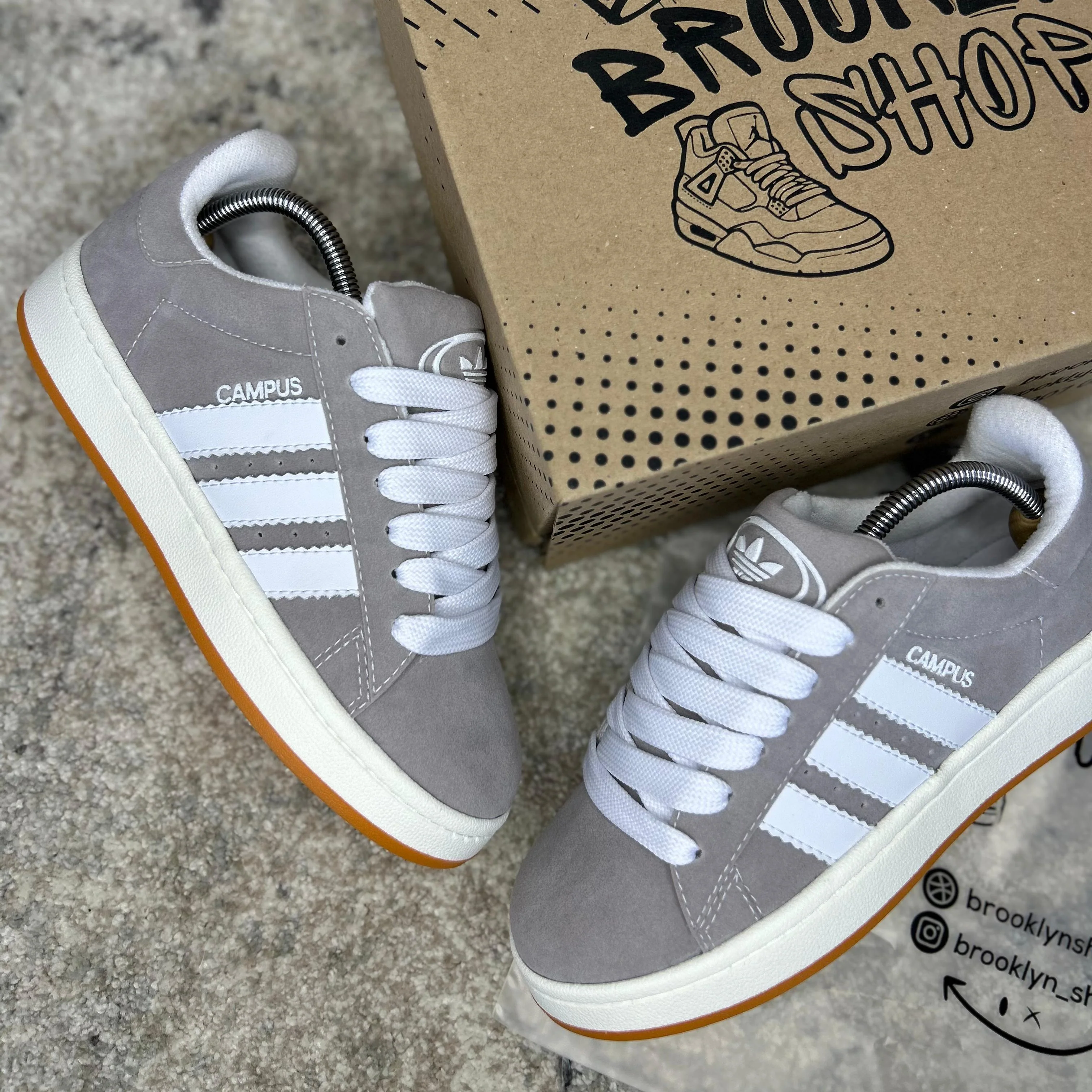 ADIDAS CAMPUS - GRIS - Image 4