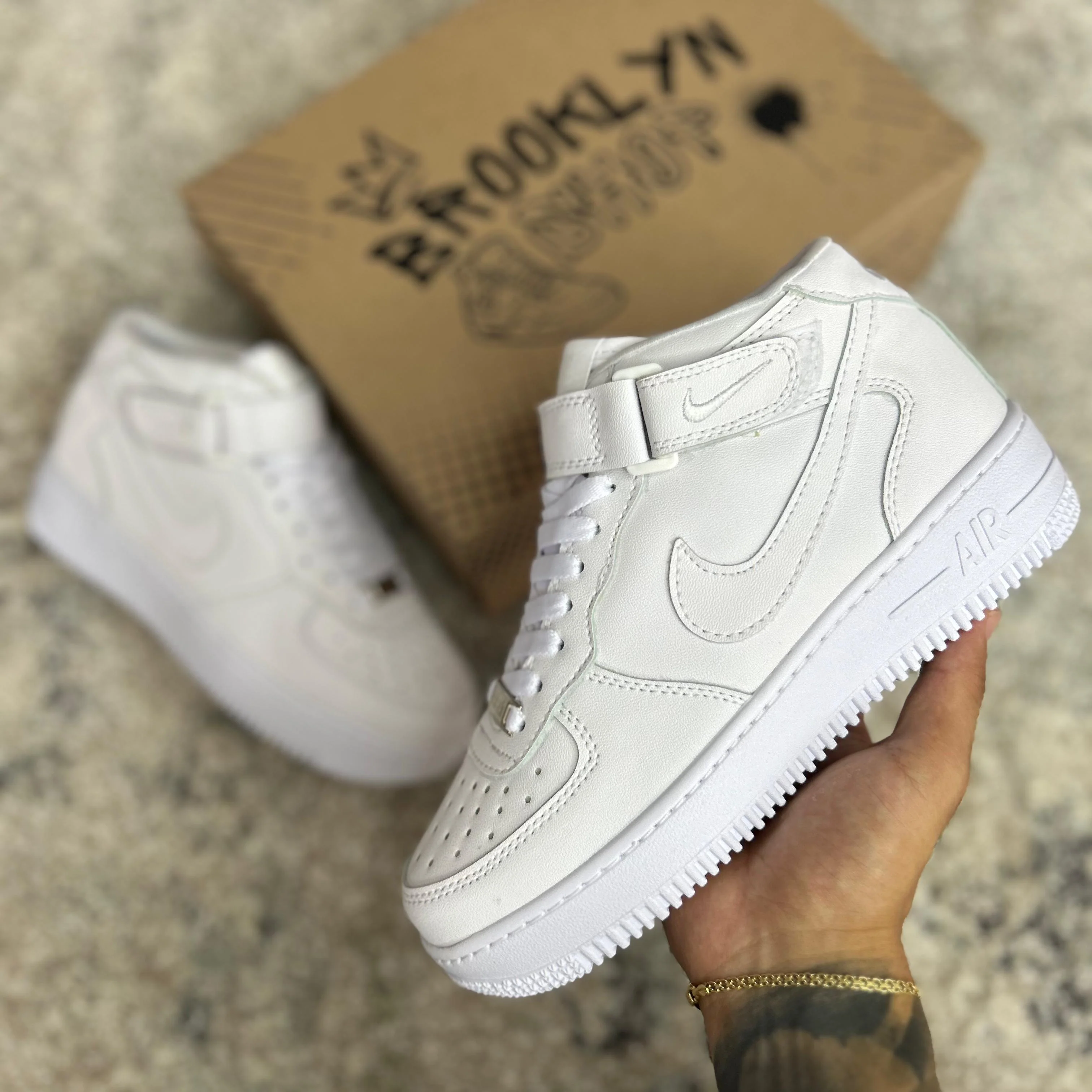 BOTA AF1 - TODA BLANCA - Image 2